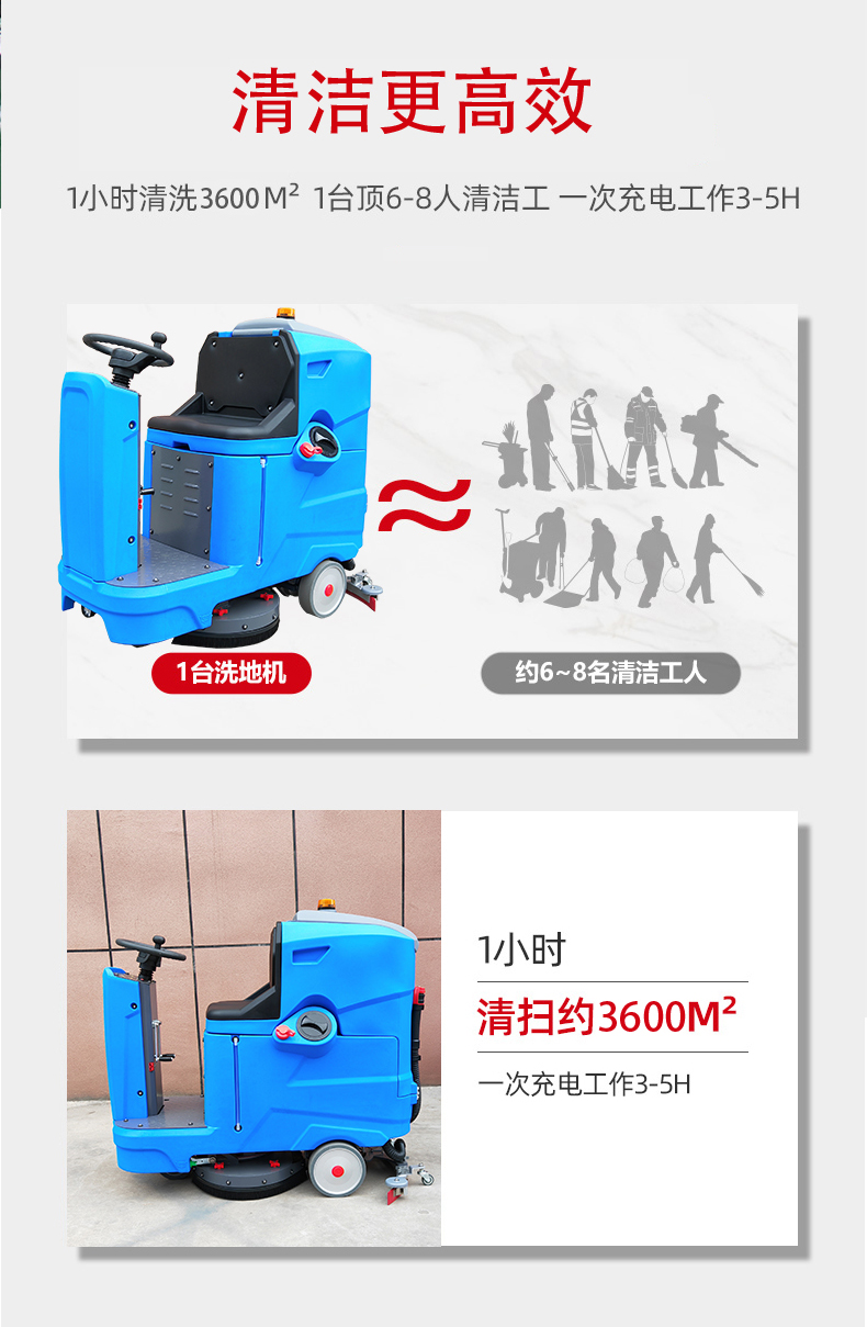 吕梁驾驶式洗地机更适合用在高铁站